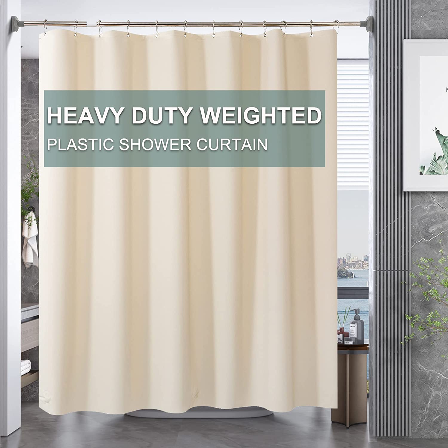 8G Heavy Duty Shower Curtain Liner