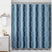 Abstract Design Shower Curtain Blue