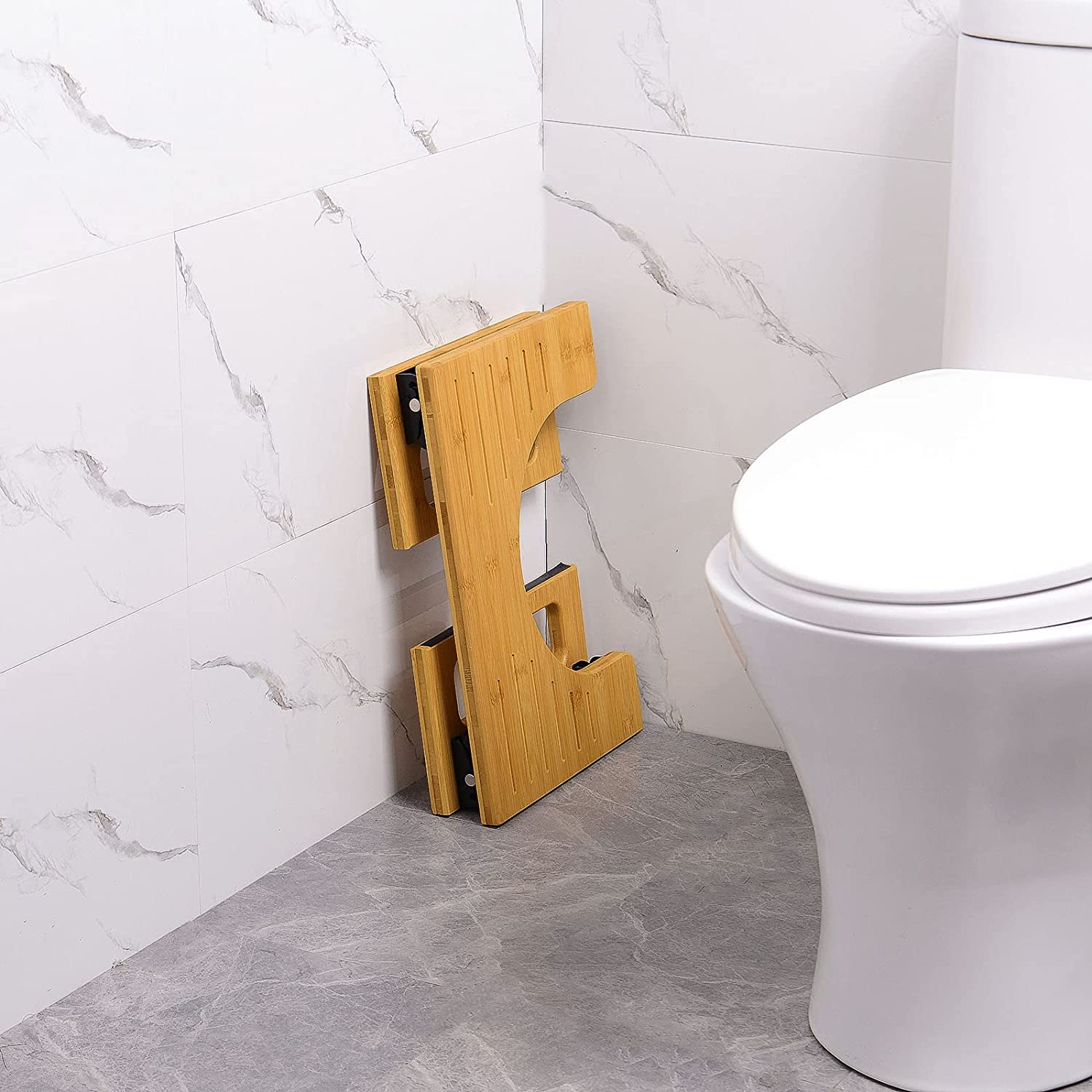 Bamboo Toilet Stool