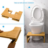 Bamboo Toilet Stool