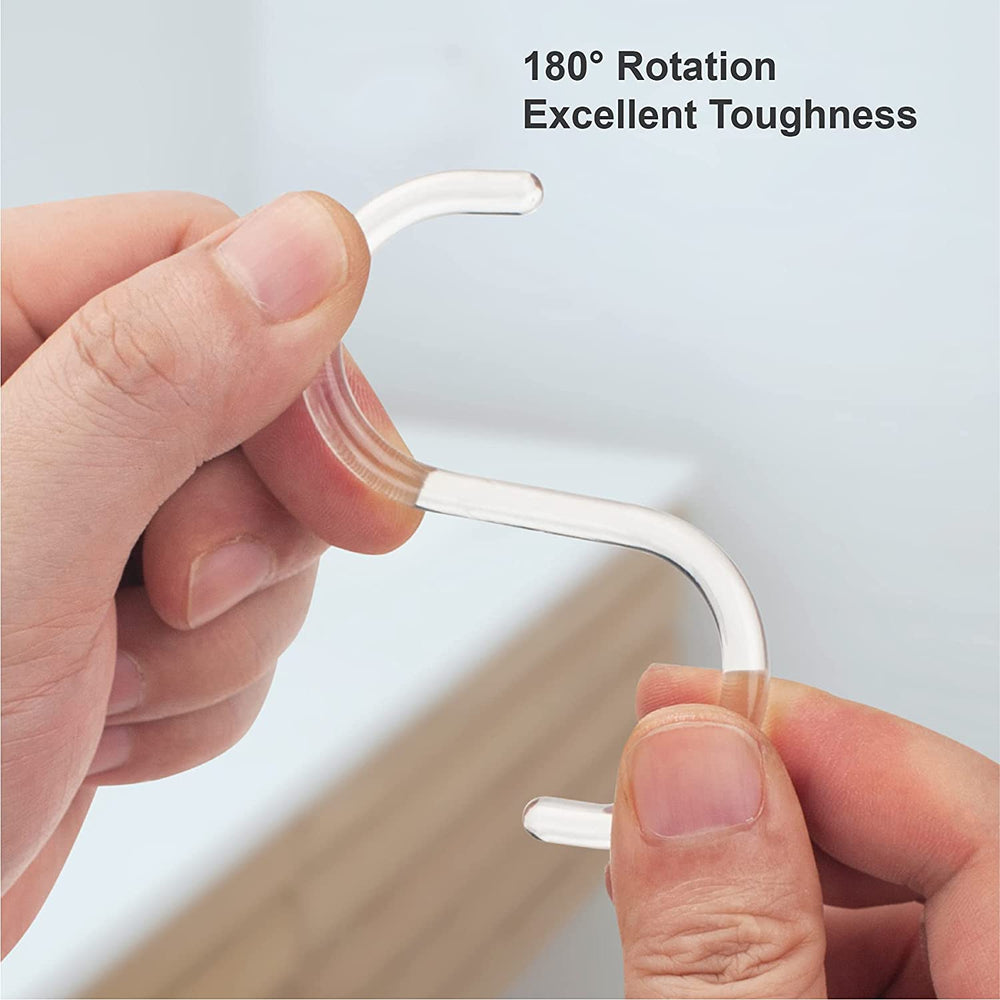 C Shape Plastic Shower Curtain Rings