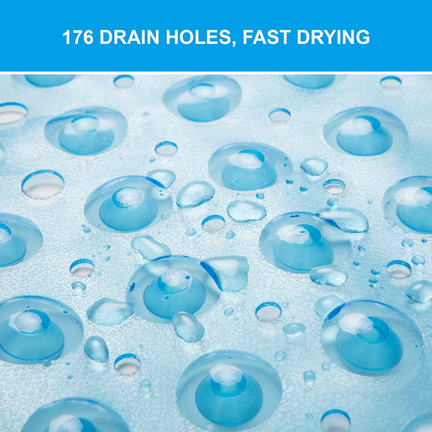 Non Slip Bathtub Mat Blue