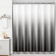 Ombre Design Shower Curtain Black