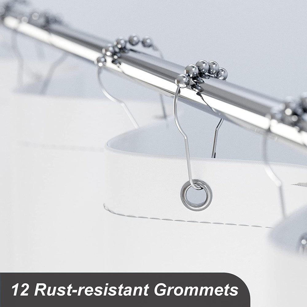 Ombre Design Shower Curtain Black