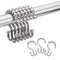Plastic Double Shower Curtain Hooks