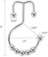 Stainless Steel Shower Curtain Hooks