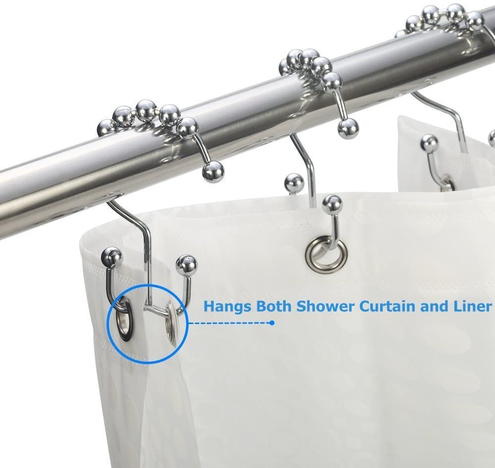 Stainless Steel Shower Curtain Hooks